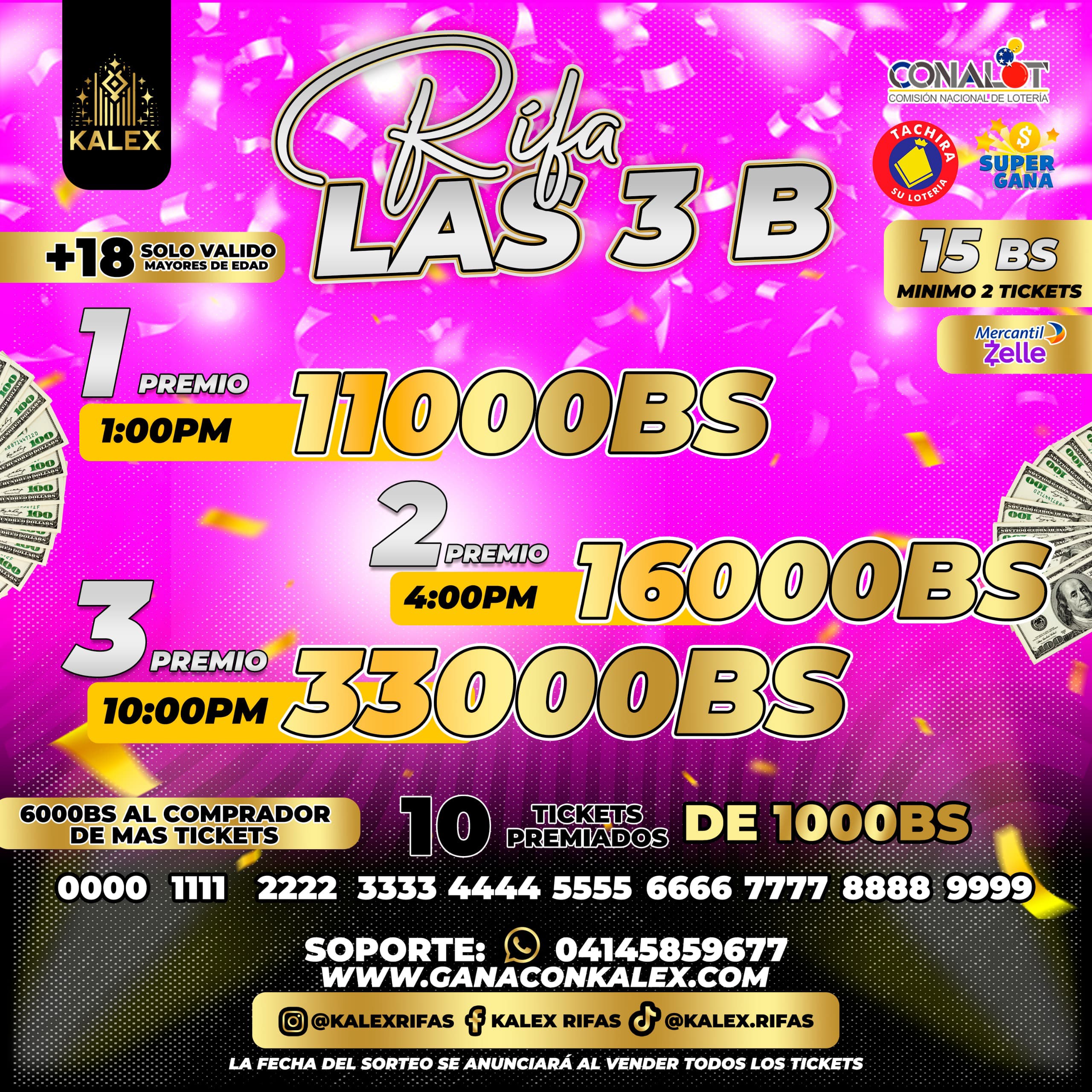 RIFA LAS 3 B