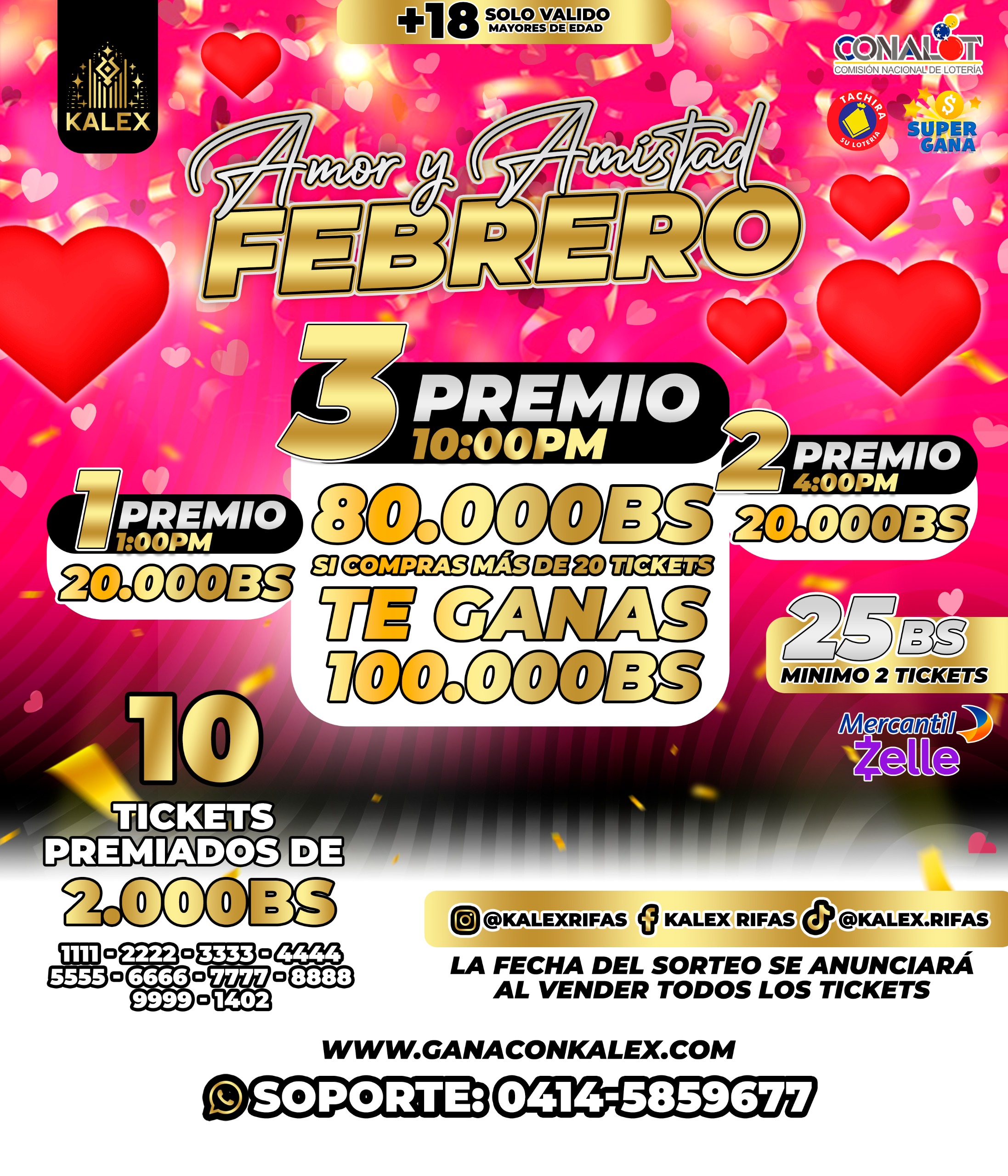 Amor y Amistad Febrero